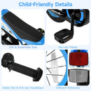 Olakids 12/16 Inch Motorcycle Kids BMX Bike with Light Training Wheels & Suspension