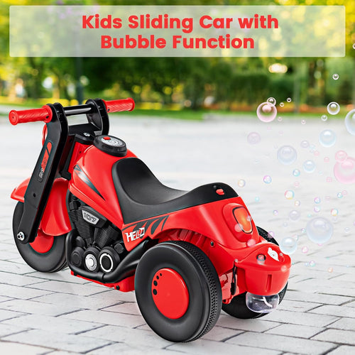 OLAKIDS Ride on Push Car, Foot-to-Floor Sliding Car for Toddlers Kids Motorcycle for Boys Girls Aged 3-5 Years