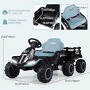 OLAKIDS 24V Ride On Toys for Big Kids with Detachable Trailer