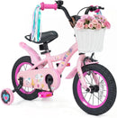 Olakids Kids Bike, 12 14 16 18 Inch Sweet Heart Theme Girls Bicycle with Training Wheels
