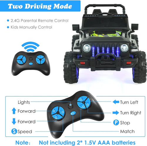 OLAKIDS Kids Ride on Truck 12V Electric Vehicle with Remote Control