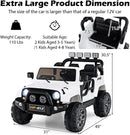 OLAKIDS 2 Seater Ride on Truck, 12V Battery Powered Electric Vehicle for Kids with Remote Control