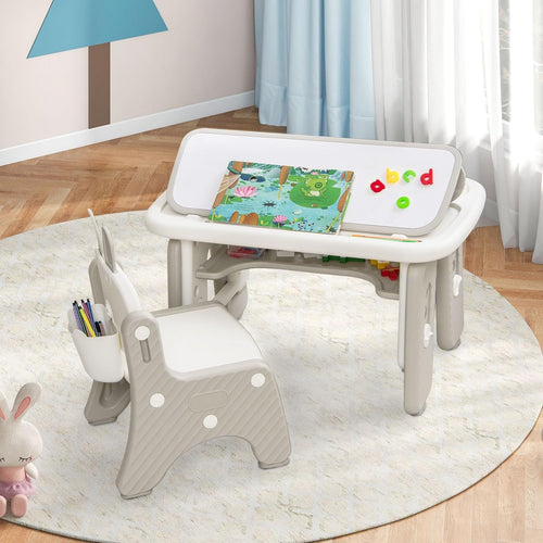 OLAKIDS Kids Table and Chair Set, Activity Table