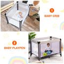 Portable Playard with 50pcs Ball Pit Balls Playpen Activity Center INFANS