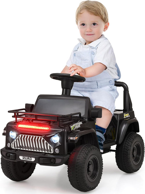 OLAKIDS Ride on Car for Toddlers, 6V Kids Jeep Truck Electric Vehicle Battery Powered ATV  Boys Girls 3-8 Years