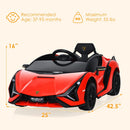 OLAKIDS Licensed Lamborghini SIAN 12V Kids Ride on Car, Toddler Electric Vehicle
