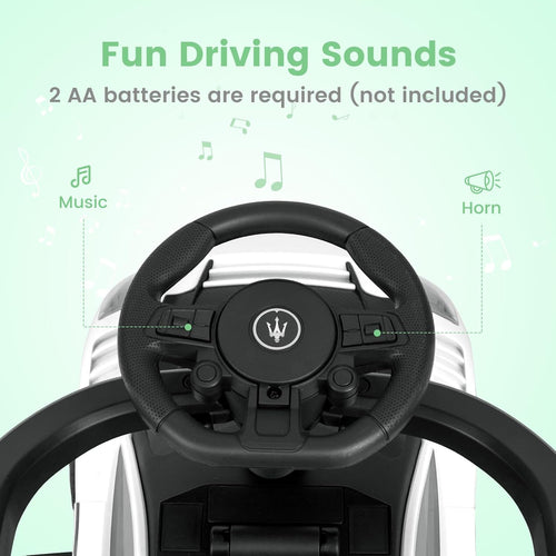 OLAKIDS Push Car for Toddlers, Licensed Maserati 3 in 1 Baby Ride on Sliding with Parent Control Handle
