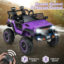 OLAKIDS 24V 2 Seater Ride on Truck 2WD/4WD Battery Powered for 3+ Boys and Girls