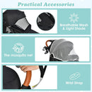INFANS Lightweight Baby Stroller, Compact Infant with One-Hand Fold, Travel Stroller for Airplane