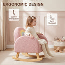 OLAKIDS Kids Sofa, Toddler Rocking Chair with Solid Wooden Frame, Anti-Tipping Design, Plush Fabric, Children Armchair