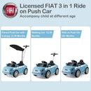 OLAKIDS Licensed Fiat 500 Ride on Push Car for Kids Toddlers 18 Month+