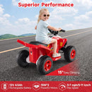 OLAKIDS 12V Kids ATV Quad, Electric Vehicle Battery Powered Ride On Toys for Boys Girls Ages 3+