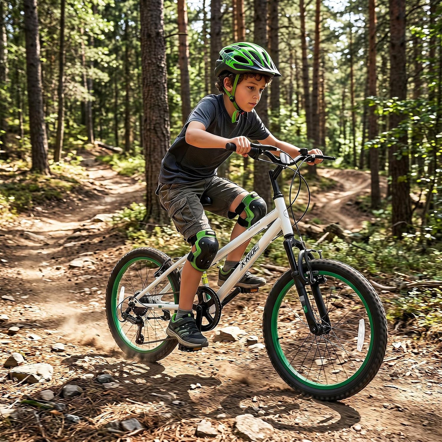 Olakids Kids Mountain Bike, 20 24 Inch Girls Boys Bicycle
