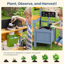 OLAKIDS Mud Kitchen for Kids Outdoor Play Sensory Toys for Toddlers Ages 3+