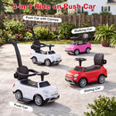 OLAKIDS Licensed Fiat 500X Push Car for Toddlers 4 in 1 Kids Ride on Toys