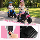 OLAKIDS 6V Kids Motorcycle, Electric Toddler Bike with Training Wheels Indoor Outdoor Ride on Toy