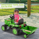 OLAKIDS 12V Kids Ride on Tractor, Battery Powered Motorized Electric Car for Boys Girls