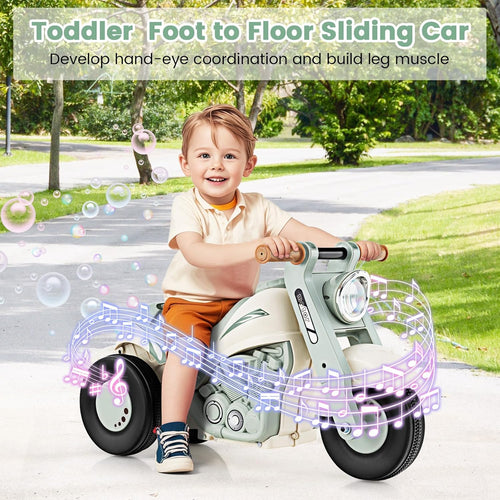 OLAKIDS Ride on Push Car, Foot-to-Floor Sliding Car for Toddlers Kids Motorcycle for Boys Girls Aged 3-5 Years