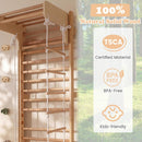 OLAKIDS Toddler Climbing Toys Indoor, 6 in 1 Swedish Ladder Wall Gym Kids