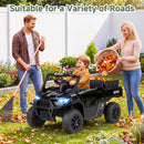 OLAKIDS Ride on Dump Truck, 12V Kids Electric Car with Remote Control  for Toddlers 3+ Years