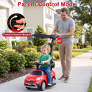 OLAKIDS Licensed Fiat 500X Push Car for Toddlers 4 in 1 Kids Ride on Toys