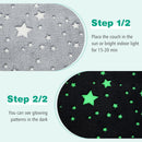 INFANS Modular Kids Play Couch, 8 PCS Fluorescent Toddler Creative Sectional Fort Building Sofa for Playroom, Bedroom