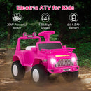 OLAKIDS Ride on Car for Toddlers, 6V Kids Jeep Truck Electric Vehicle Battery Powered ATV  Boys Girls 3-8 Years