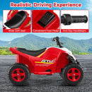 OLAKIDS 12V Kids ATV Quad, Electric Vehicle Battery Powered Ride On Toys for Boys Girls Ages 3+