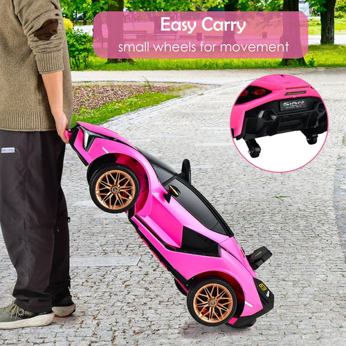 OLAKIDS Licensed Lamborghini SIAN 12V Kids Ride on Car, Toddler Electric Vehicle