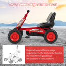 OLAKIDS Go Kart Outdoor 4 Wheel Ride On Pedal Car for Boys & Girls