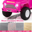 OLAKIDS Ride on Car for Toddlers, 6V Kids Jeep Truck Electric Vehicle Battery Powered ATV  Boys Girls 3-8 Years