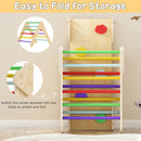 Olakids Pikler Triangle Set 7 in 1 Climbing Toys for 1-3 Inside Foldable Wood Montessori Jungle Gym