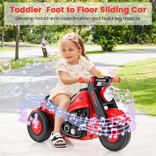 OLAKIDS Ride on Push Car, Foot-to-Floor Sliding Car for Toddlers Kids Motorcycle for Boys Girls Aged 3-5 Years