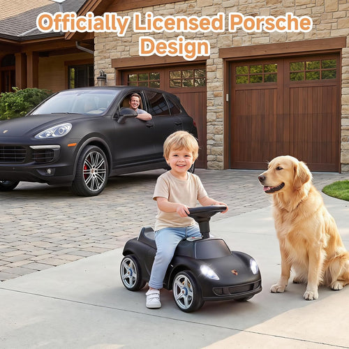 OLAKIDS Licensed Push Car for Toddlers, Foot to Floor Ride on Toy for Boys Girls 1.5-5 Years