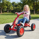 OLAKIDS Go Kart Outdoor 4 Wheel Ride On Pedal Car for Boys & Girls