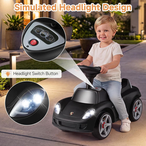 OLAKIDS Licensed Push Car for Toddlers, Foot to Floor Ride on Toy for Boys Girls 1.5-5 Years