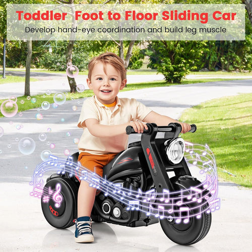 OLAKIDS Ride on Push Car, Foot-to-Floor Sliding Car for Toddlers Kids Motorcycle for Boys Girls Aged 3-5 Years