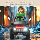 OLAKIDS Ride on Car for Toddlers, 6V Kids Jeep Truck Electric Vehicle Battery Powered ATV  Boys Girls 3-8 Years