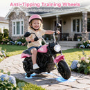 OLAKIDS 6V Kids Motorcycle, Electric Toddler Bike with Training Wheels Indoor Outdoor Ride on Toy