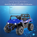 OLAKIDS 12V Ride on UTV, Battery Powered Off-Road Kids Electric Vehicles with Remote Control, Music, Horn, MP3, Lights, 3 Speeds, Soft Start, Ride on Truck for 3+ Boys Girls