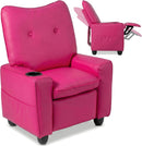 OLAKIDS Toddler Lounge Chair PU Leather Toddler Reclining Couch for Children Boys Girls