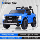 OLAKIDS Licensed Ford Ranger Ride on Car for Kids by OLAKIDS, 12V Electric Vehicle