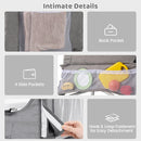 INFANS Baby High Chair, Foldable Portable Highchair for Babies and Toddlers with Travel Bag Adjustable Tray, 5 Point Harness, Compact Space Saver Infant Feeding Chair (Grey)