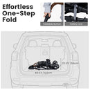 INFANS Double Stroller with Leather Handle, Front Seat 2-Position Recline, Baby Pushchair for Toddlers