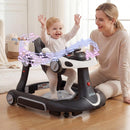 INFANS 6-in-1 Baby Walker, Converts Push Car to Bouncer, Rocker with Music, Lights, Adjustable Height & Speed, Activity Center, Canopy for 7-18 Months
