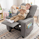 OLAKIDS Toddler Lounge Chair PU Leather Toddler Reclining Couch for Children Boys Girls