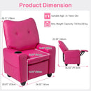 OLAKIDS Toddler Lounge Chair PU Leather Toddler Reclining Couch for Children Boys Girls