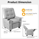 OLAKIDS Kids Recliner, Toddler Lounge Chair with Adjustable Backrest Footrest