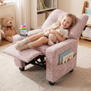 OLAKIDS Kids Recliner, Toddler Lounge Chair with Adjustable Backrest Footrest