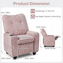 OLAKIDS Kids Recliner, Toddler Lounge Chair with Adjustable Backrest Footrest